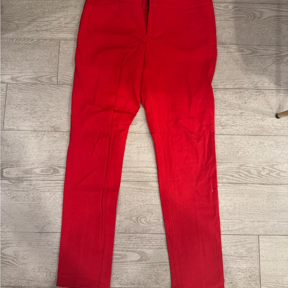 Vibrant Red Pants